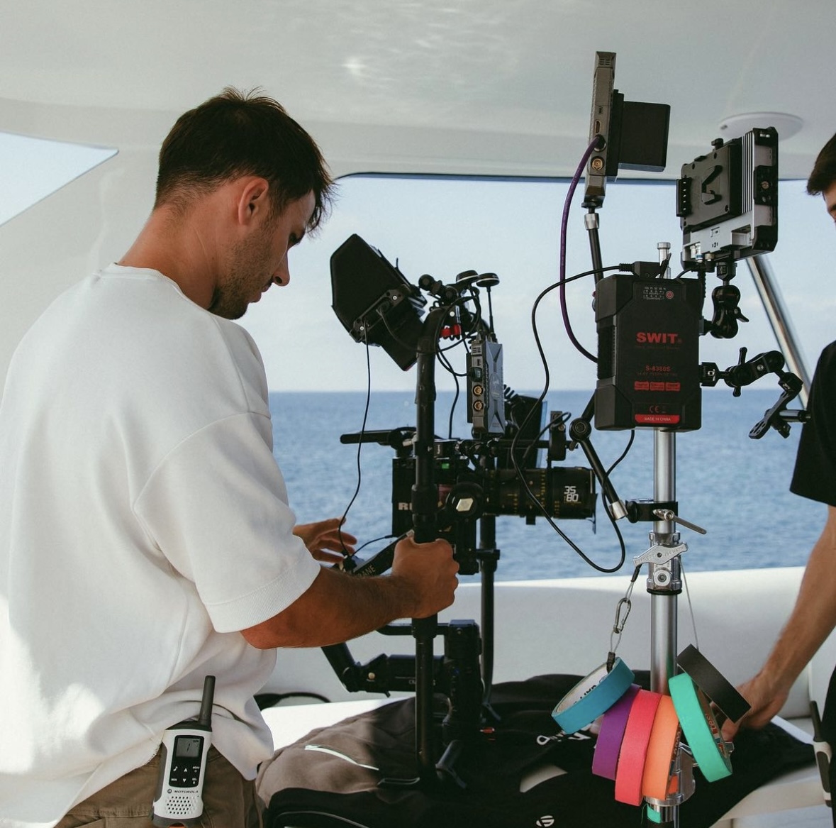 Kevin Yern en rodaje